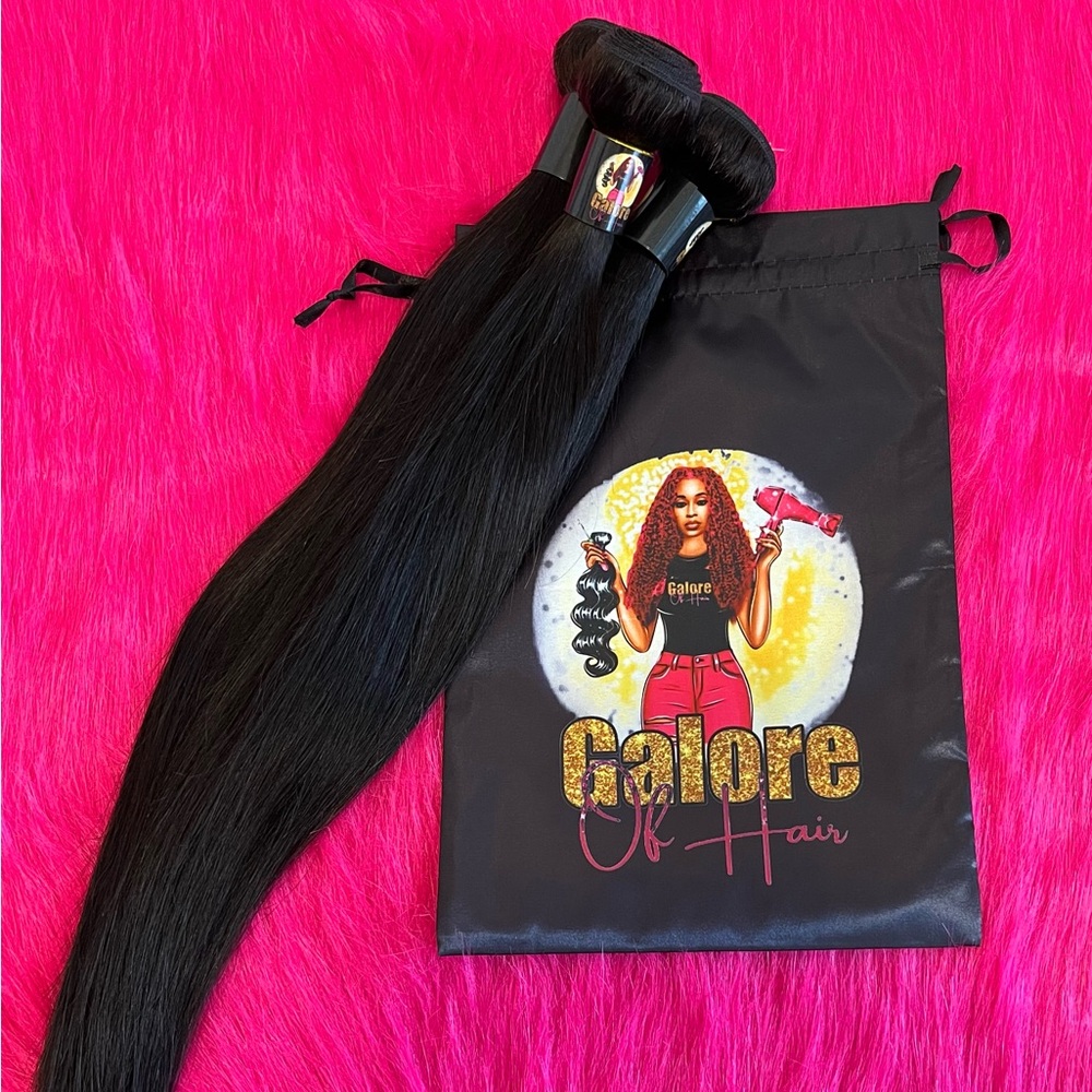 Sleek Black Hair Extensions